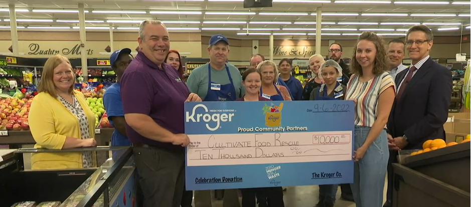 Kroger donates to Cultivate Food Rescue of South Bend