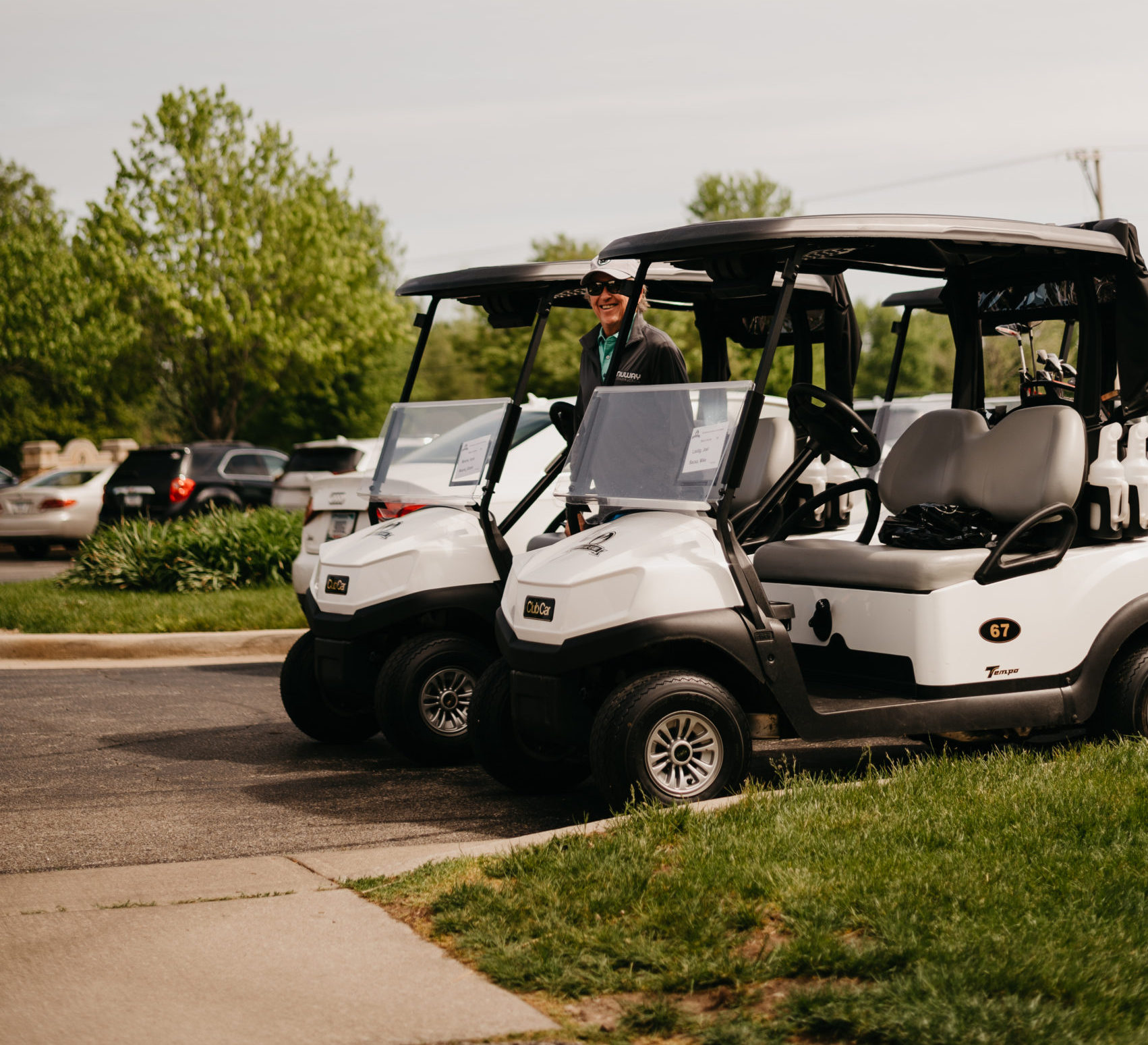 Golf Carts at Outing