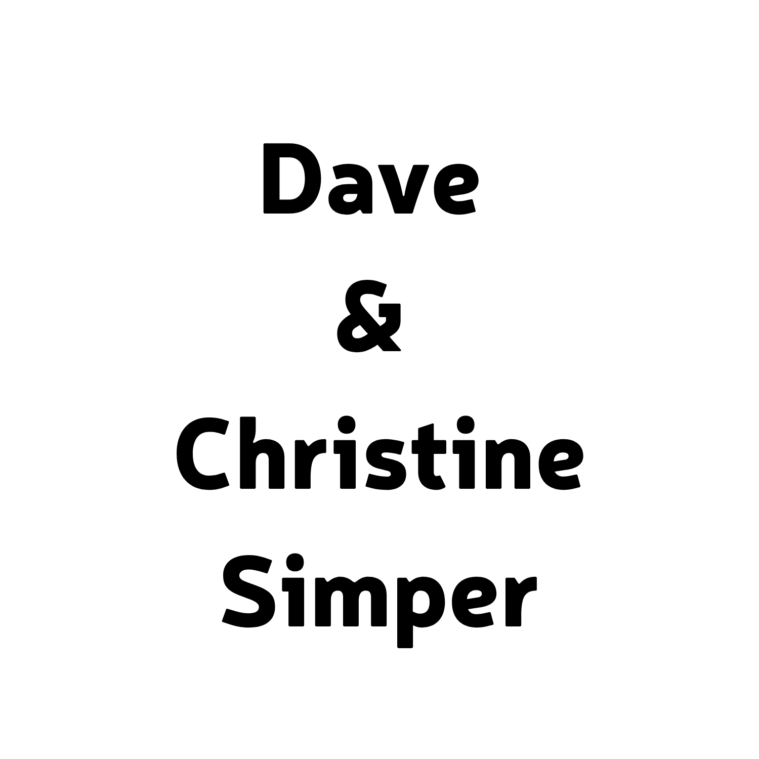 Dave & Christine Simper