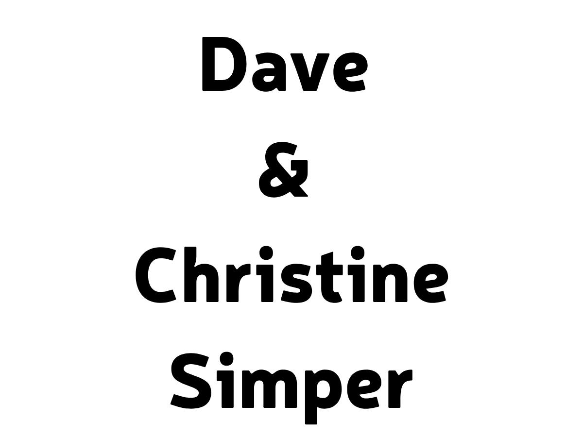 Dave & Christine Simper