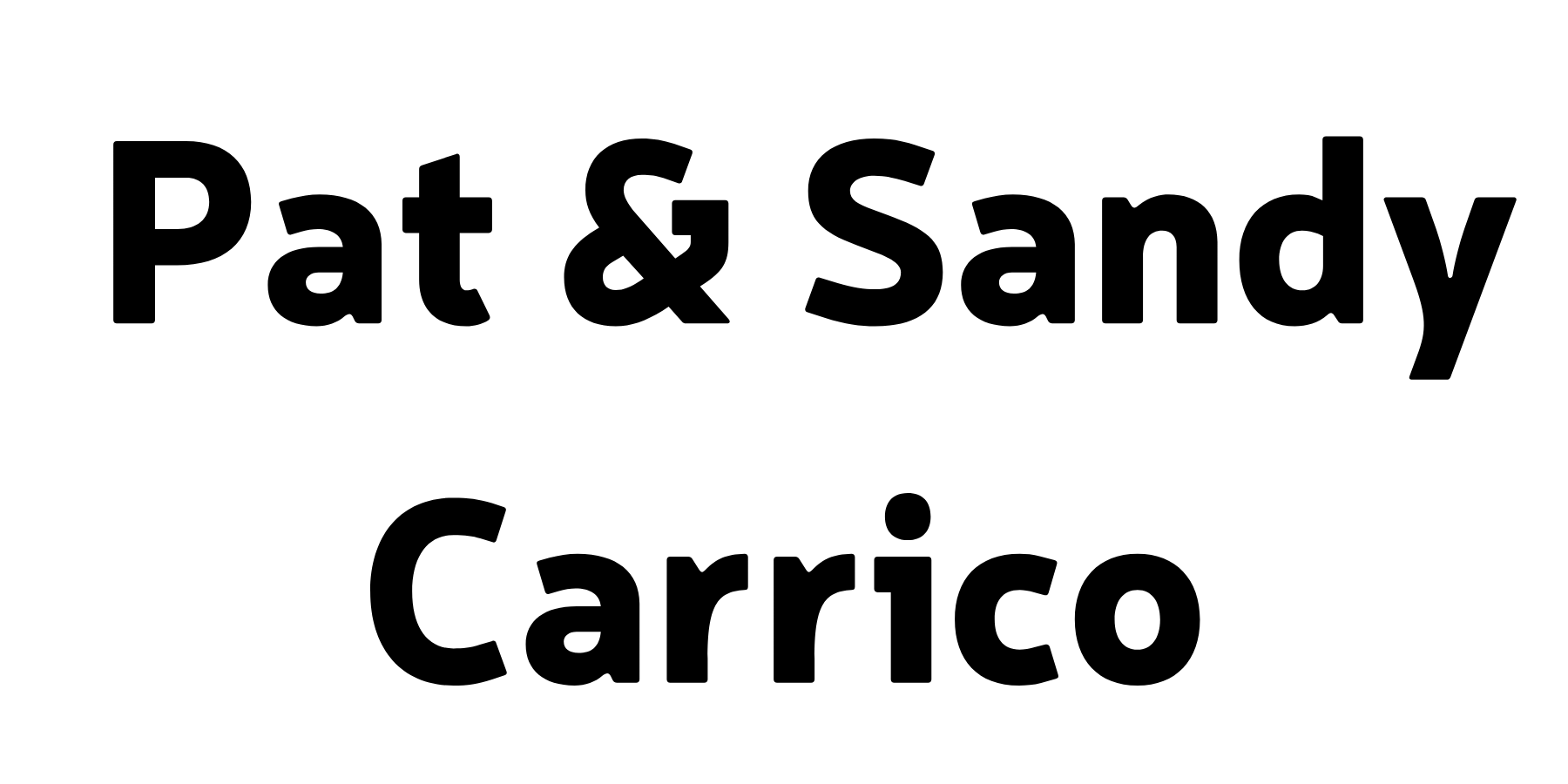 Pat & Sandy Carrico